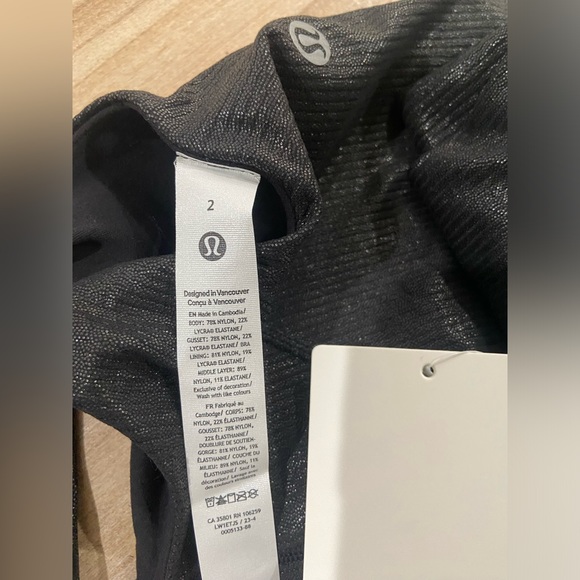 Lululemon Align Rib Bodysuit 25” Shine | Size 2 - Picture 8 of 8